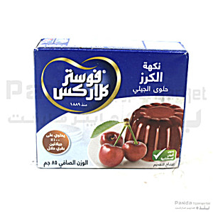 Foster clark's Cherry jelly 12x12 x 85g pkt (5352101344398)