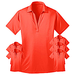 image of Port Authority Women Performance Polo Shirt, Pack of 6
