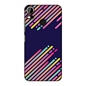 image of HTC Desire 10 Pro Case, Premium Handcrafted Printed Designer Hard Shockproof Case Back Cover For HTC Desire 10 Pro - Stripes 2