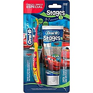 image of Cepillo Dental Oral B Stages Crema Dental 100G