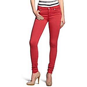 image of Cross Jeans Women's P 490-489 / Alicia Skinny Jeans, Red, 30 (manufacturer Size: W24 / L30)
