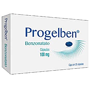 image of Progelben Benzonatato 20 Capsulas 100MG Progela