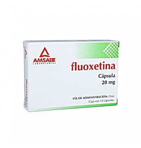 image of Fluoxetina Capsulas 20 GR 14 Capsulas Amsa