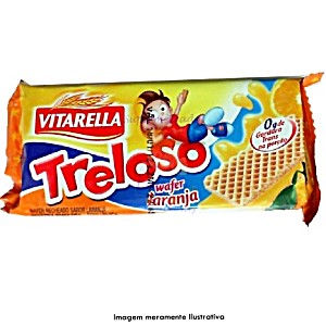 image of Wafer Vitarella Treloso Laranja 35G