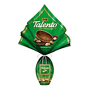 Chocolate Garoto Ovo 375G Talento Castanha Do Para Chocolate Ovo Talento Castanha Do Para (7891008151305)