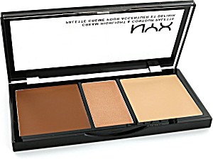 image of Cream Highlight & Contour Palette Medium - Nyx Professional Makeup