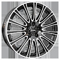 image of Rial Ravenna 8.5X19 Et30 5X120 NB72.6 Diamant-schwarz Frontpoliert