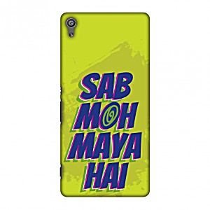 image of Sony Xperia Xa Ultra Case, Premium Handcrafted Designer Hard Snap On Shell Case Shockproof Back Cover For Sony Xperia Xa Ultra - Sab Moh Maya Hai