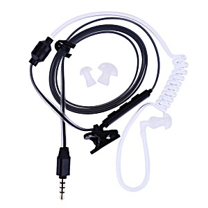 image of New Professional Security Headset Anti-radiation Spiral Tube Earpiece With 3.5 MM Headphone Jack For Iphone Or Android Devices
