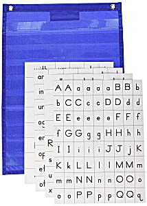 image of Carson Dellosa Desktop Vertical Pocket Chart (5619), Flame Retardant Material By Carsondellosa