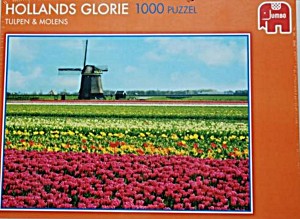 image of Jumbo Hollands Glorie Tulpen En Molen - Puzzel - 1000 Stukjes