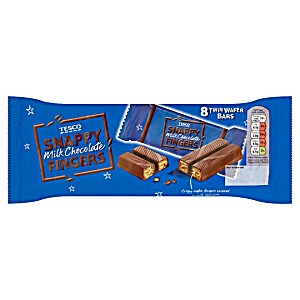 Tesco Milk chocolate fingers 8pk (5031021681317)