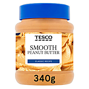 Tesco smooth Peanut Butter 340g (5000119003867)