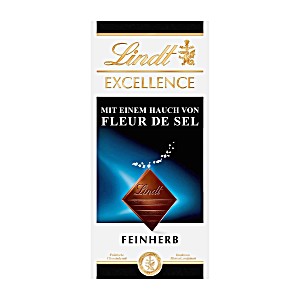 Lindt Excellence a Touch of sea salt chocolate 100g (3046920029674)