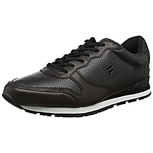 image of Fila Men's Quincy P Low Low-top Sneakers Black Size