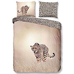 image of Good Morning Dekbedovertrek Cheetah 200 X 220 CM Tijgerprint