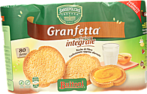image of Sansepolcro Factory - Buitoni Granfetta Con Farina Integrale 80 Fette 600 G