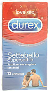image of Durex Settebello Supersottile 12 Profilattici