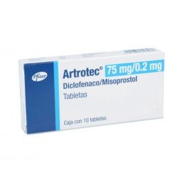 image of Artrotec 75 / 0.2 MG Con 10 Tabletas