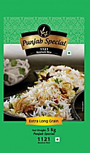 image of Punjab Special 1121 Basmati Rice Steam Full Grain