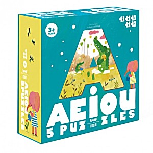 image of Puzzle Dla Dzieci Samogłoski 25 Elementów Londji 3+
