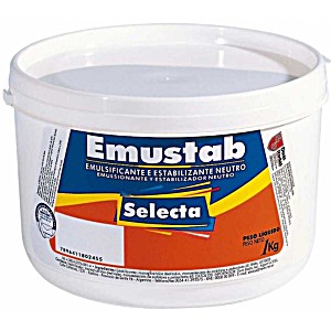 image of Emulsificante Emustab Selecta 1KG - Caixa 12 Unidades