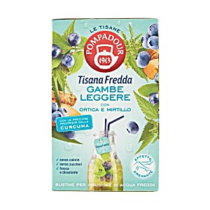 image of Pompadour Le Tisane Tisana Fredda Gambe Leggere 18 X 2,5 G