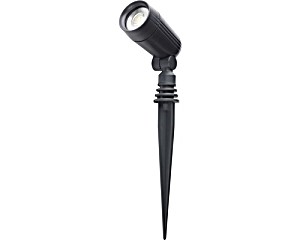 image of Led Auenstrahler Mit Erdspie 1, 2W 52 LM 3000 K Warmwei Palermo Schwarz Season Lights