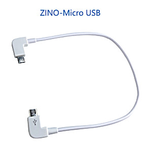 image of Hubsan Zino H117 Zino Pro Zino2 Drone Accessories Remote Control Cell Phone Extension Connection Extension Cable-micro USB Extension White