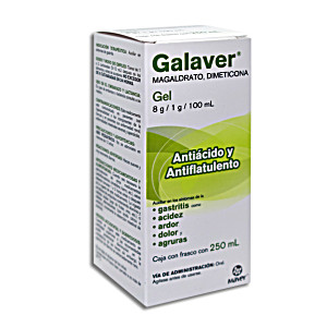 image of Galaver Gel 8 / 1 G. Caja C / Fco. C / 250 ML.