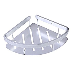 image of Chinatera Alumimum Wall Corner Bathroom Shower Shampoo Soap Cosmetic Storage Shelf