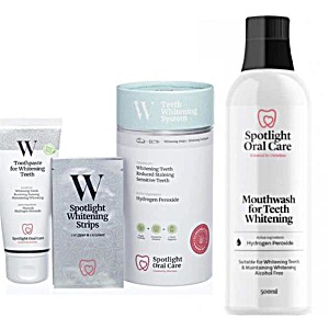 image of Spotlight Oral Care teeth Whitening System + Mouthwash Bundle