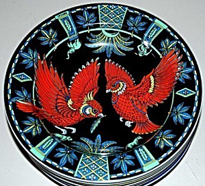 image of Bopla Calandrella - Deep Porcelain Plate - 22 CM - Black