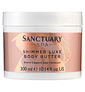 image of Sanctuary Spa Shimmer Luxe Body Butter 300ML