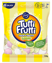 image of Fazer Tutti Frutti Chewy Fruits Sour 150G