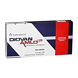 image of Diovan Amlo - 160MG + 5MG | 28 Comprimidos Revestidos