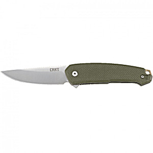 image of CRKT Tueto Linerlock Folding Knife (olive Drab Green G-10) CR5325