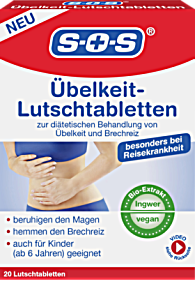image of Sos Gegen belkeit Lutschtabletten