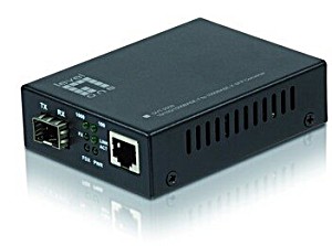 image of Levelone GVT-2000 - Fibre Media Converter - 10MB Lan 100MB Lan Gige
