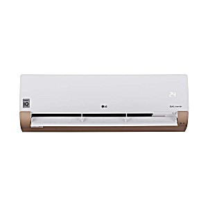 image of LG 1 Ton 5 Star Wi-fi Inverter Split Ac (copper, Ks-q12awzd, White and Gold)
