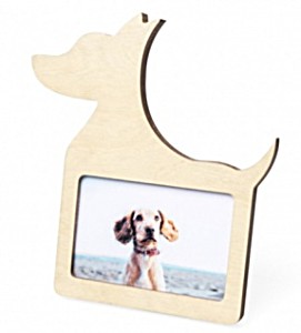 image of Balvi Fotolijst Hond 10 X 15 CM Hout Naturel