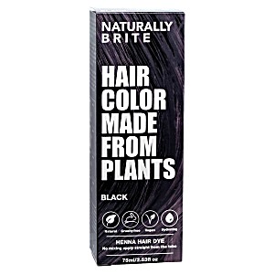 image of Brite Naturally Henna Hair Dye Black - 2.53 FL Oz