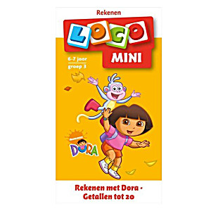 image of Mini Loco - Rekenen Met Dora: Getallen Tot 20 (6-7 Jaar)