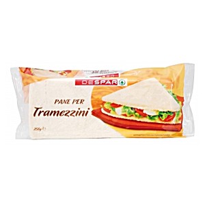 image of Pane Per Tramezzini Despar 250G