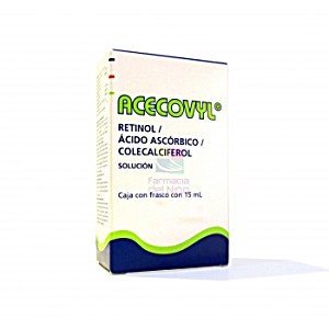 image of Acecovyl (retinol / Acido Ascorbico / Colecalciferol) Sol Gotas 15 ML