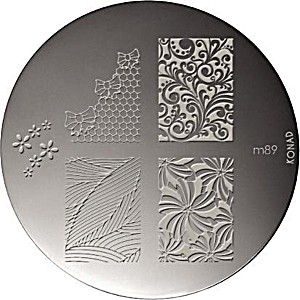 image of Konad - Nail Art Design Plate M 89