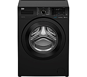 image of Beko Wex840530b Bluetooth 8 KG 1400 Spin Washing Machine - Black
