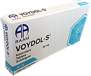 image of Voydol-s (ketorolac) 30MG 4 Sublingual Tablets