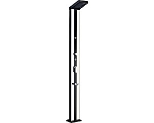 image of Solardusche Gartendusche 38 L Aluminium H 215 CM Mit Kalt- Und Warmwasserhahn