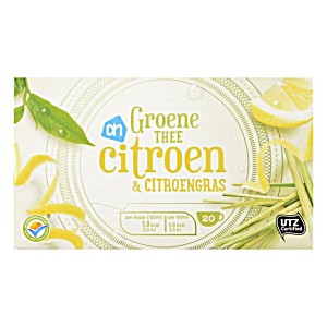 image of Ah Groene Thee Citroen En Citroengras